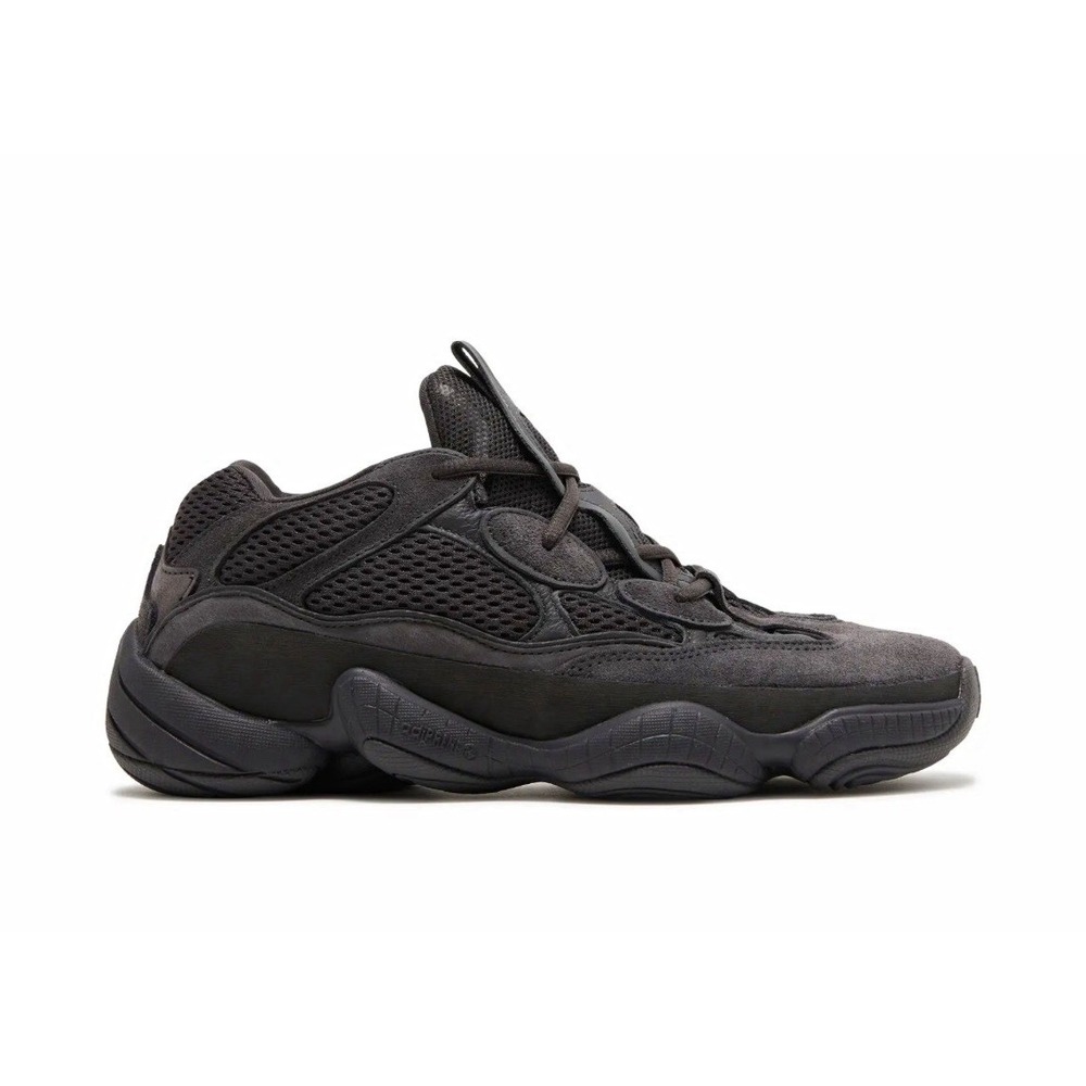 adidas Yeezy 500 Utility Black Men's Low Top Lace-Up Sneakers F36640